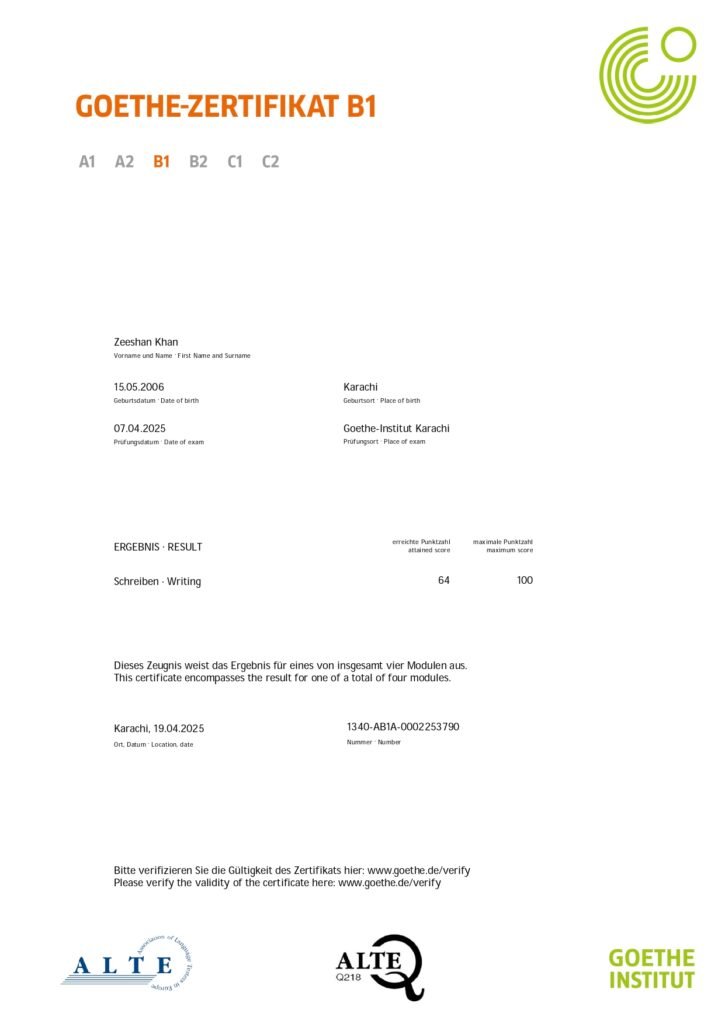 German Language Levels A1 to C2 – Complete Guide for Students in Pakistan 3 Best institute for German Language in Pakistan