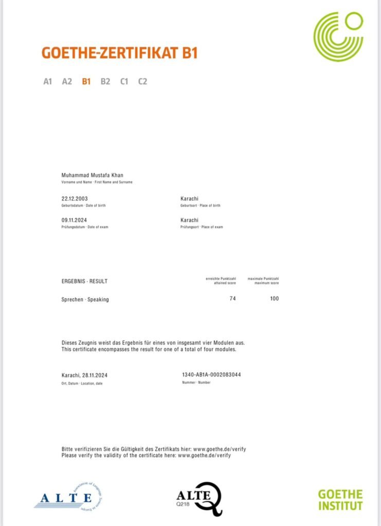 German Language Levels A1 to C2 – Complete Guide for Students in Pakistan 5 Best institute for German Language in Pakistan